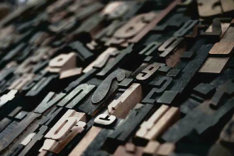 Movable type for printing letters