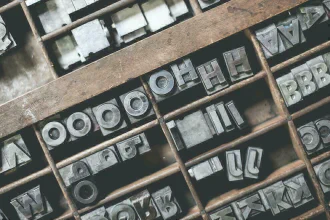 Some specimen of movable type for printing