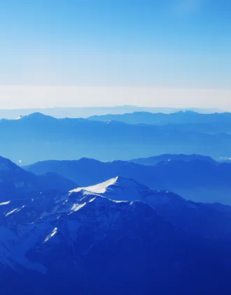 Overview of a mountain range