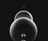 Rendered spheres