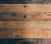 Wooden blocks forming a wall